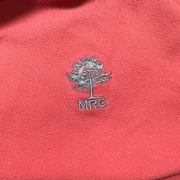 Peter MIllar Surge Soft Shield 1/2 Zip Pullover SIZE M Salmon Pink MRC Fleece - Picture 6 of 11